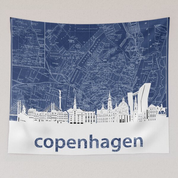 Item preview, copenhagen skyline designed and sold by BekimART.
