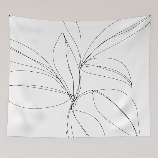Artikelvorschau, Botanische Blätter Linie Kunstskizze entworfen und verkauft von meggydesigns.