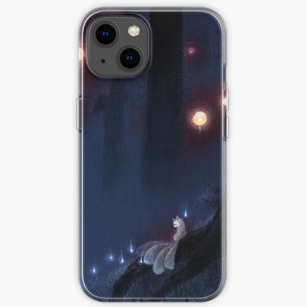 Forest Ghost - TeaKitsune Fox Yokai iPhone Soft Case