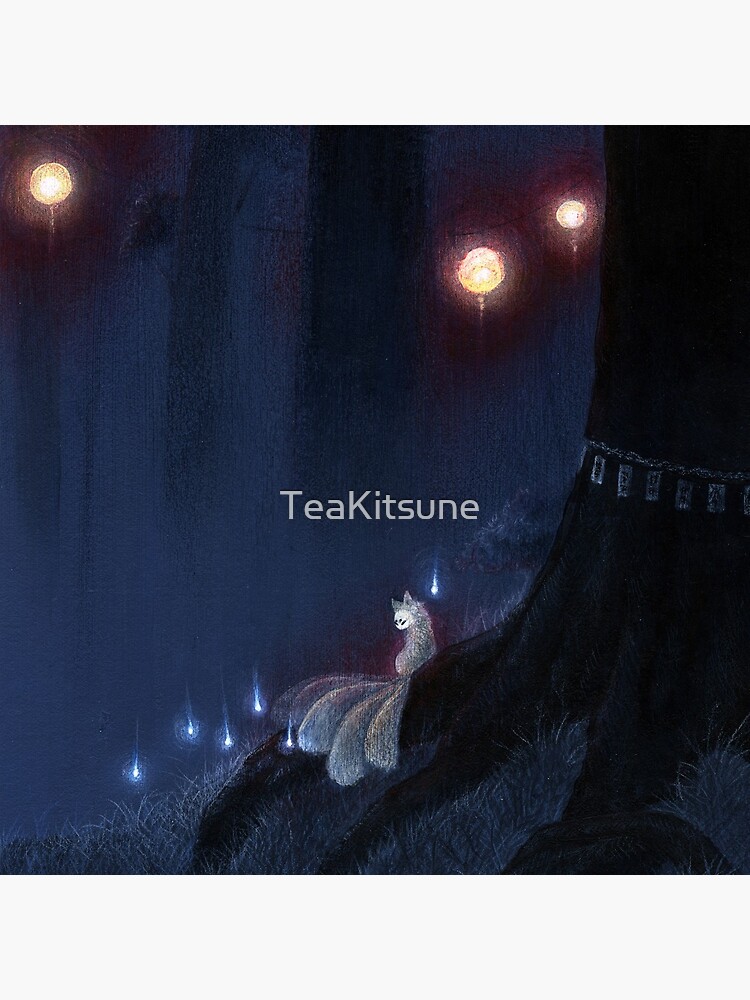 Forest Ghost - TeaKitsune Fox Yokai by TeaKitsune