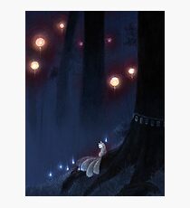 Forest Ghost - Kitsune Fox Yokai Photographic Print