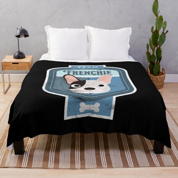 Item preview, Team Frenchie - Distressed French Bulldog Beer Label Design designed and sold by DoggyStyles.