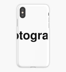 photographs iPhone Case