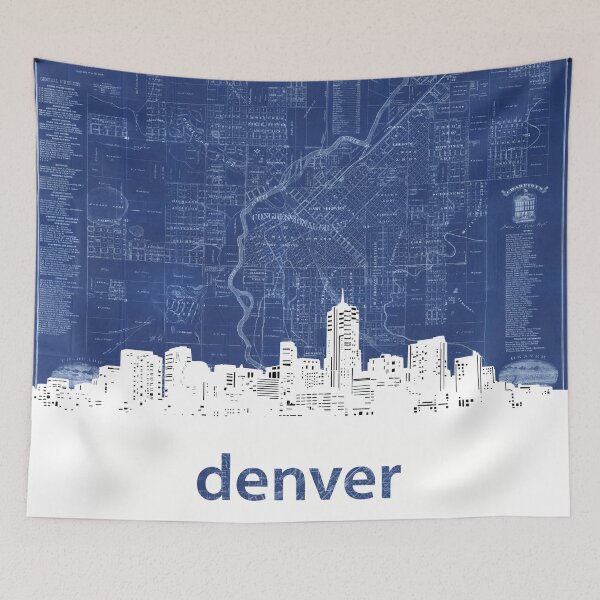 Item preview, denver skyline designed and sold by BekimART.