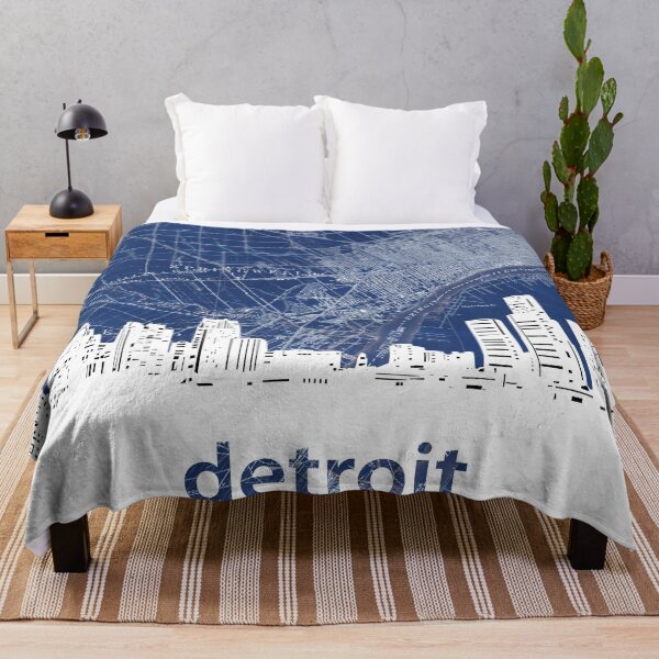 Item preview, detroit skyline designed and sold by BekimART.