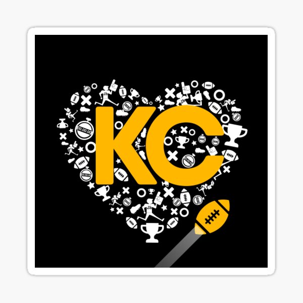 Kc Heart Stickers for Sale