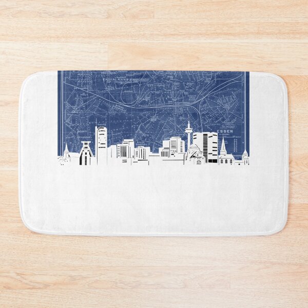 Item preview, essen skyline designed and sold by BekimART.