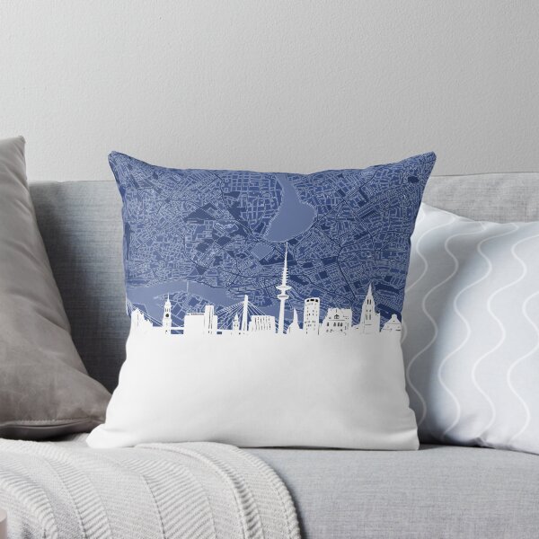 Item preview, hamburg skyline designed and sold by BekimART.