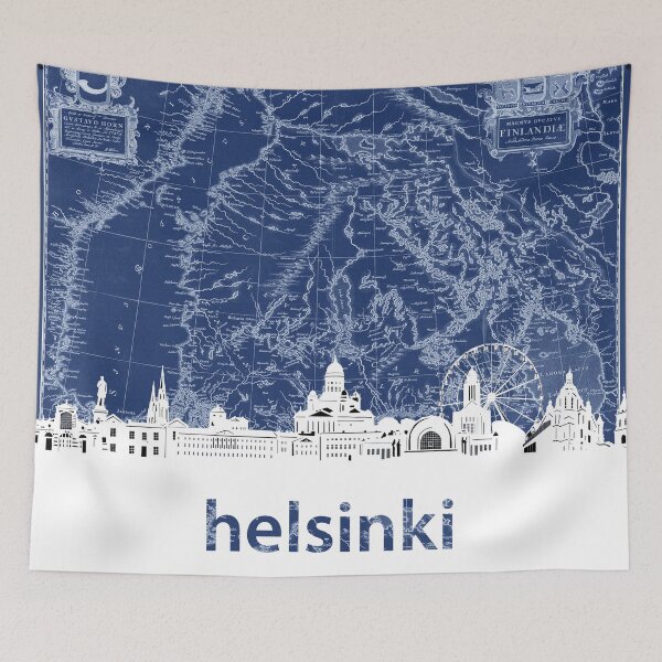 Item preview, helsinki skyline designed and sold by BekimART.