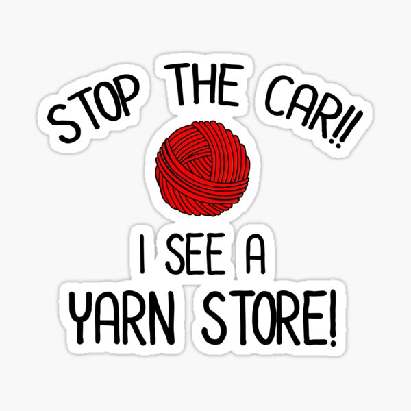 Stay Away From My Yarn Scissors - Crochet Knit - Yarn Addict Art