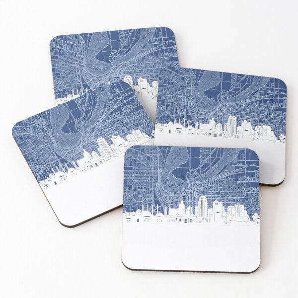 Item preview, kansas city skyline designed and sold by BekimART.