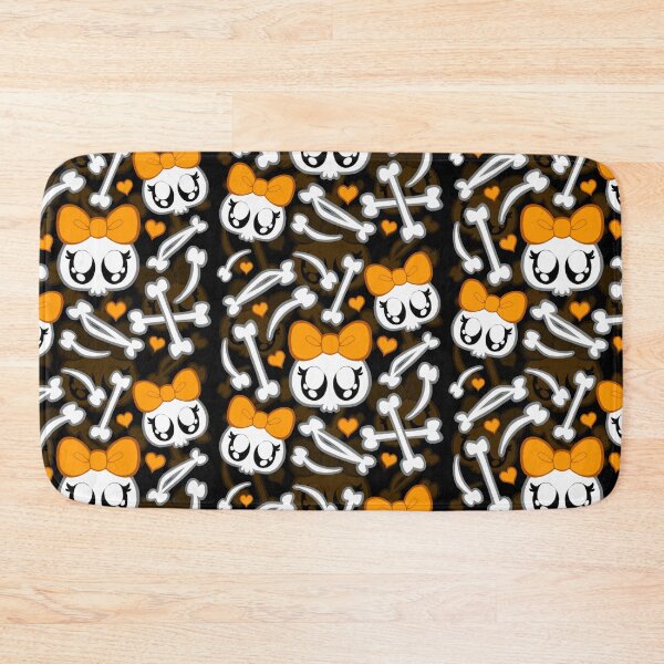 Item preview, Kawaii Skulls - BLACK designed and sold by Penelope Barbalios.