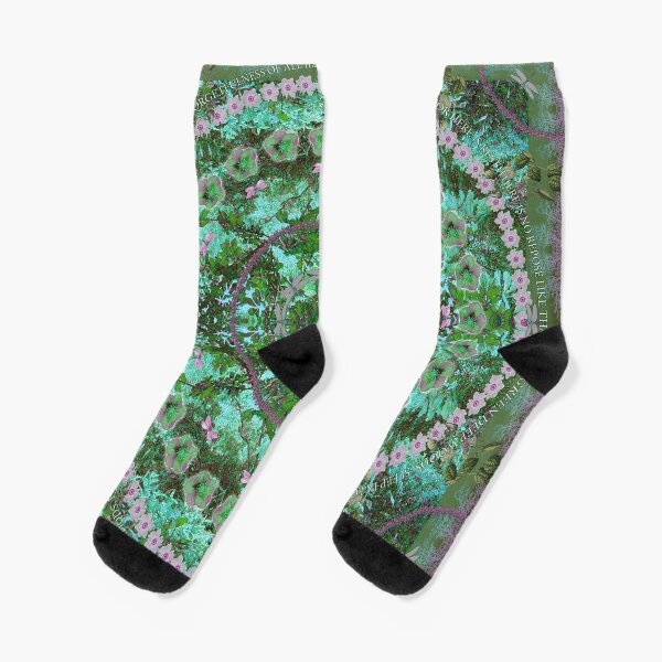 Deep Green Woods Socks