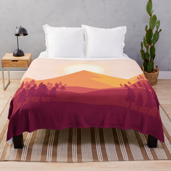 Item preview, Sunset Mountain Landscape (large) designed and sold by Lil-Salt.