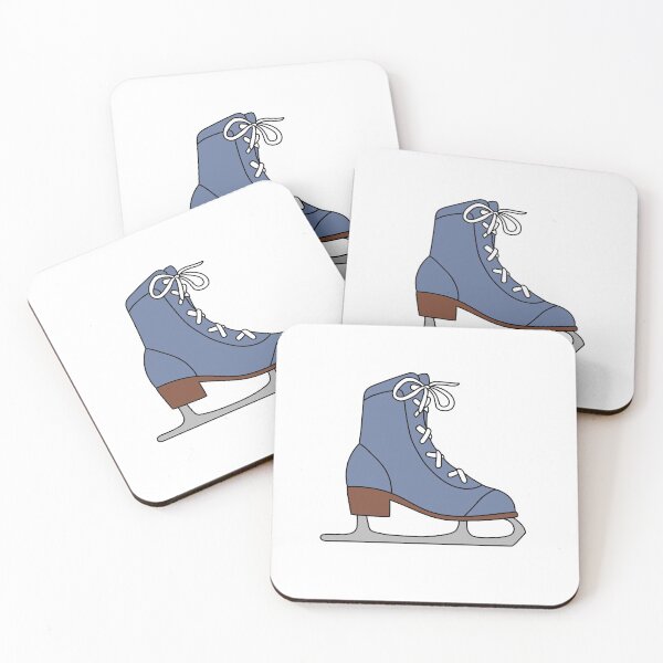 Item preview, Vintage Blue Ice Skate designed and sold by elmma design.