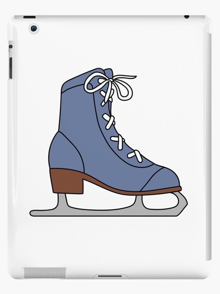 Vintage Blue Ice Skate iPad Case & Skin for Sale by eknicole