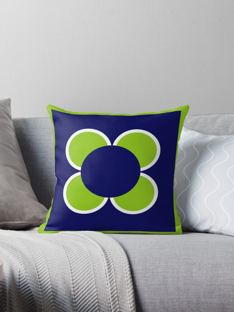 lime green lumbar pillow