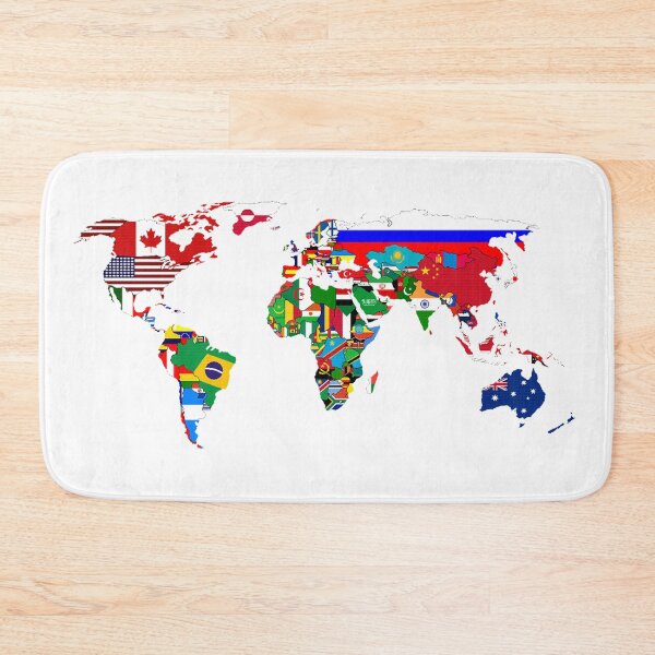Item preview, World Flags Map designed and sold by WorldFlagCo.