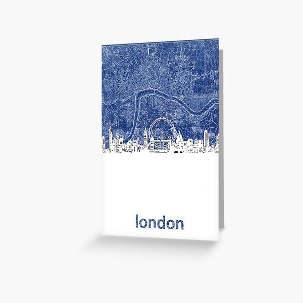 Aperçu de l'œuvre horizon de Londres créée et vendue par BekimART.