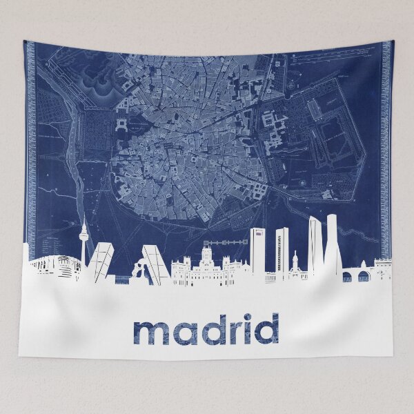 Item preview, madrid skyline designed and sold by BekimART.