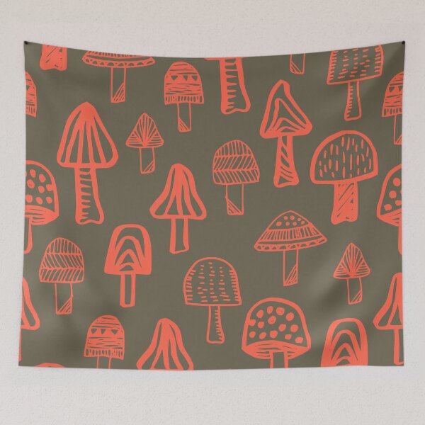Item preview, Forest Mushrooms designed and sold by inkblotcreative.
