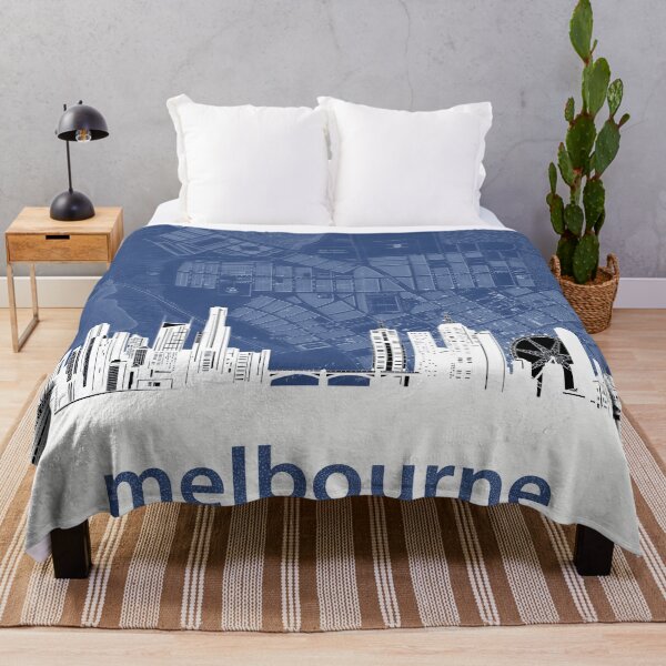 Item preview, melbourne skyline designed and sold by BekimART.