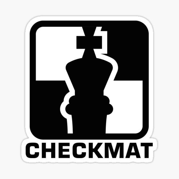 Checkmat New Logo Sticker