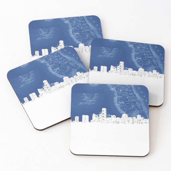 Item preview, miami skyline designed and sold by BekimART.