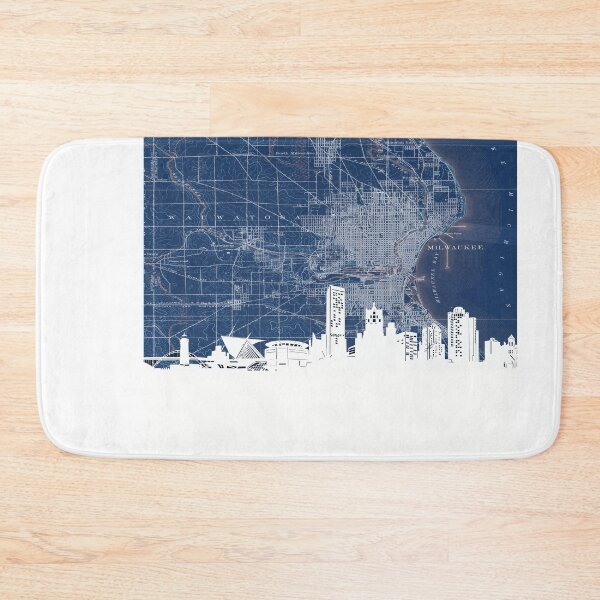 Item preview, milwaukee skyline designed and sold by BekimART.