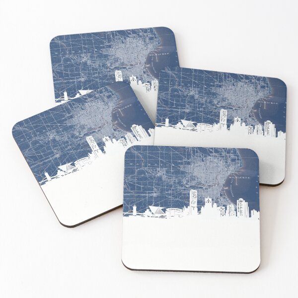 Item preview, milwaukee skyline designed and sold by BekimART.