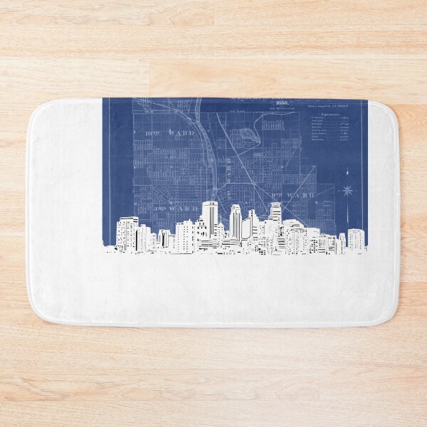 Item preview, minneapolis skyline designed and sold by BekimART.