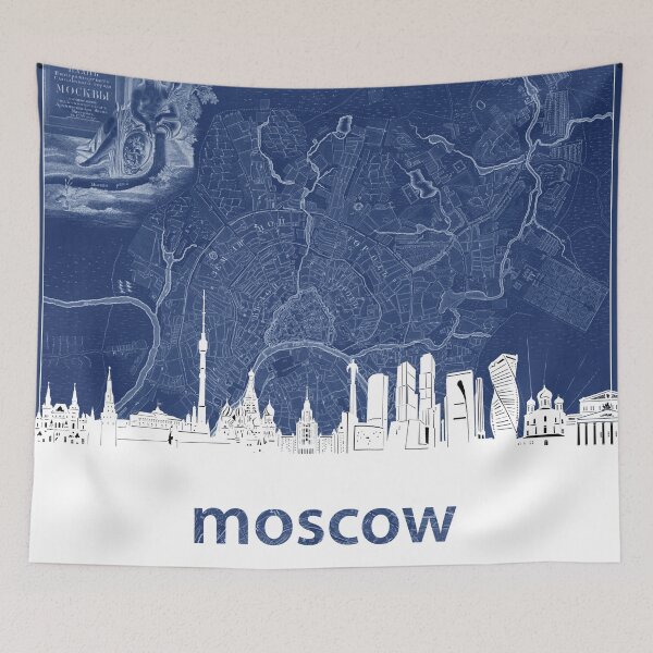 Item preview, moscow skyline designed and sold by BekimART.