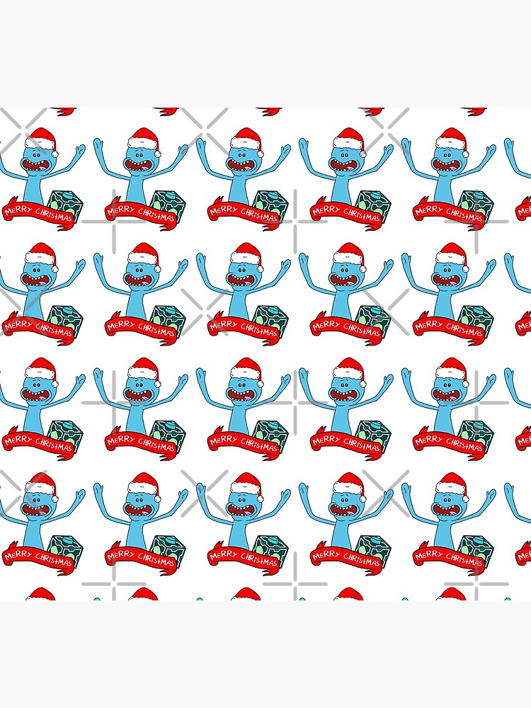 Mr. Meeseeks Merry Christmas by redraddesigns
