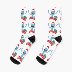 Mr. Meeseeks Merry Christmas Socks