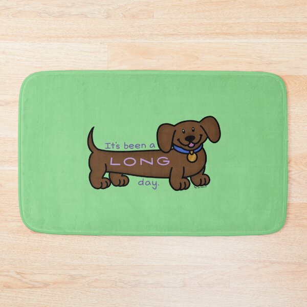 Item preview, Long Day Dachshund designed and sold by MeganCartoonist.