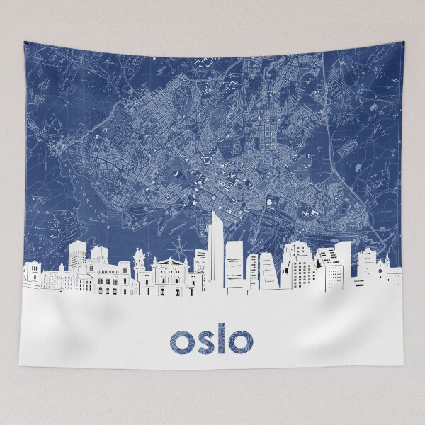 Artikelvorschau, oslo skyline entworfen und verkauft von BekimART.