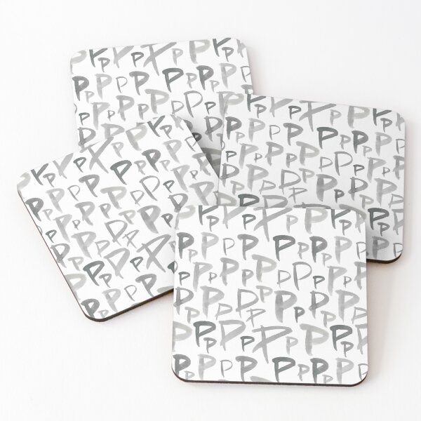Item preview, Letter P Watercolor Pattern designed and sold by medinacreative.