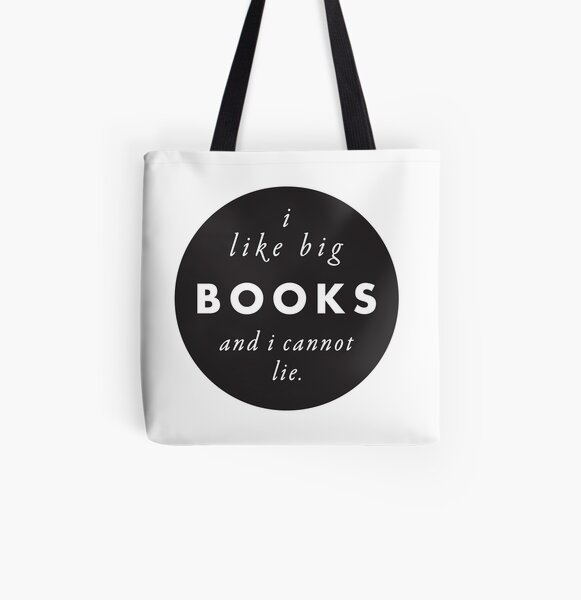 I Like Big Books All Over Print Tote Bag
