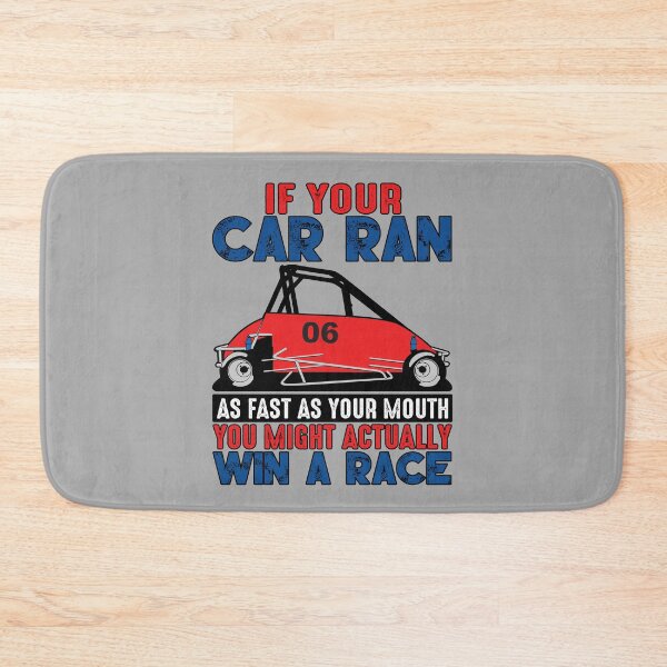 Item preview, Racing Funny Fast Mouth Quarter Midget Car .25 Dirt Asphalt Track Blue Apparel Perfect Gift Ideas for Boys & Girls of All Ages designed and sold by GabiBlaze.