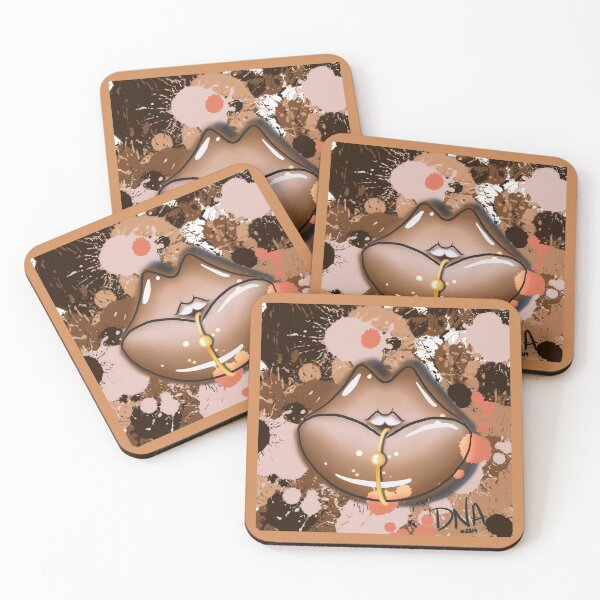 Artikelvorschau, Lippity Lips * Braun entworfen und verkauft von DAMCDesigns.