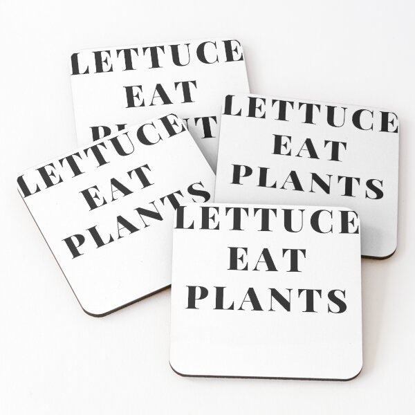 Item preview, Lettuce Eat Plants Vegan Vegetarian Funny Gift designed and sold by TeesByDesign.