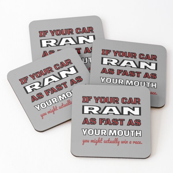 Item preview, Race Track Dirt and Asphalt Funny Mouth If Your Car Ran As Fast As Your Mouth You Might Actually Win Funny Gift Apparel for Men & Women designed and sold by GabiBlaze.