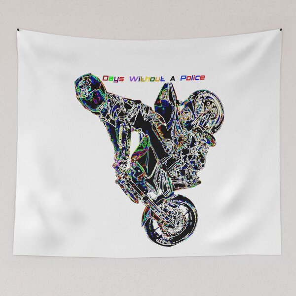 Item preview, Biker's Day Without A Police designed and sold by PrintYourOwn.