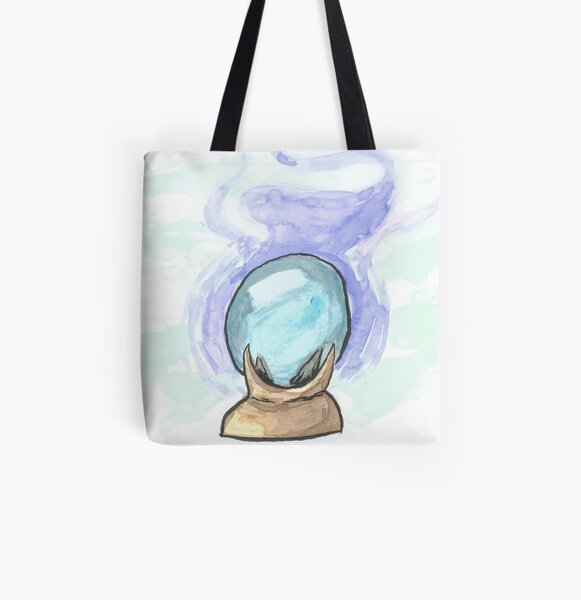 Inktober 2019 #4: Enchanted All Over Print Tote Bag