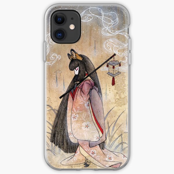Bad Thoughts - Kitsune Fox Yokai iPhone Soft Case