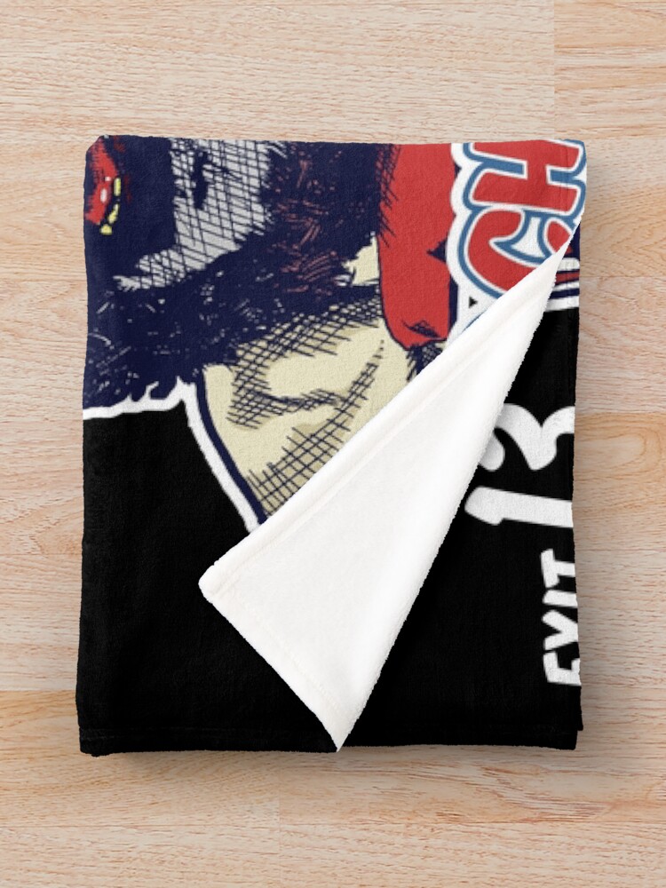 Alternate view of Captain Spaulding's Museum of Monsters and Madmen Throw Blanket