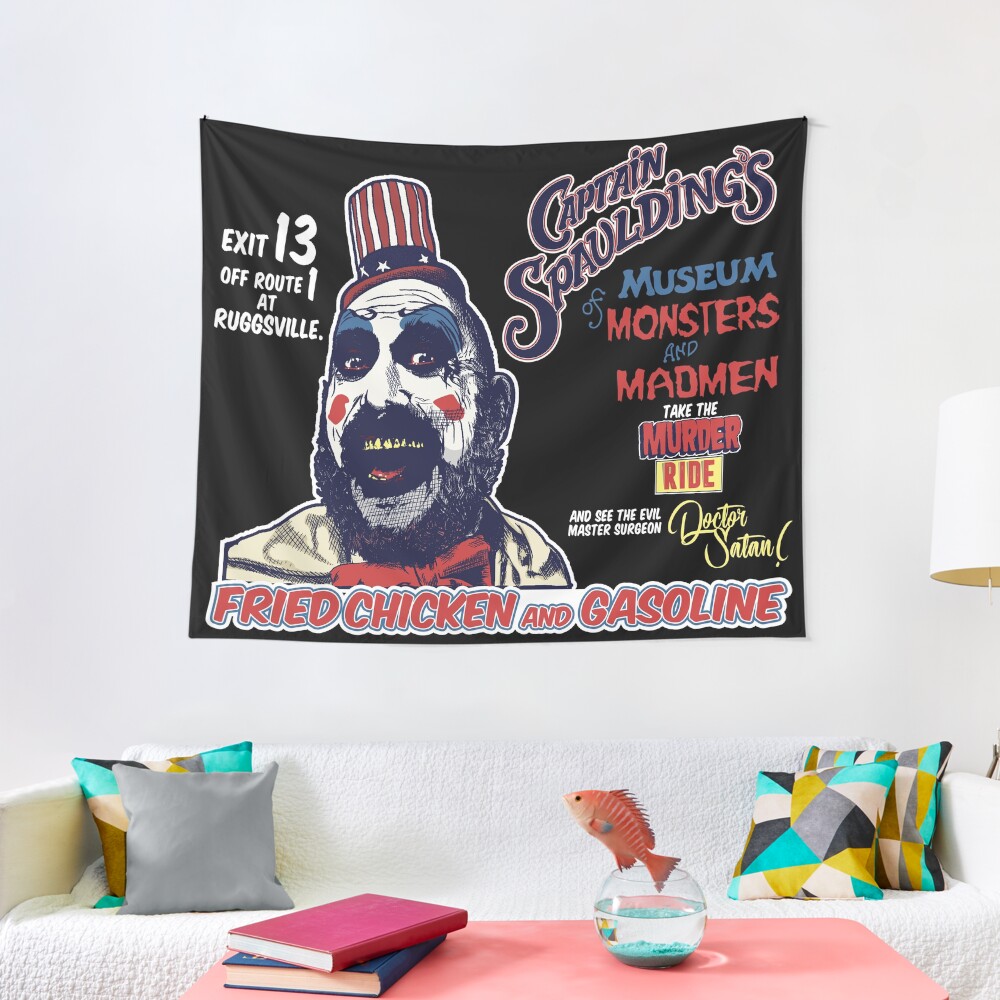 Captain Spaulding's Museum of Monsters and Madmen Tapestry