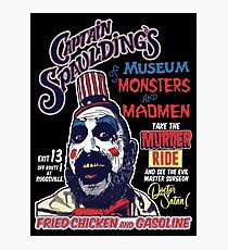 Captain Spaulding's Museum of Monsters and Madmen Photographic Print