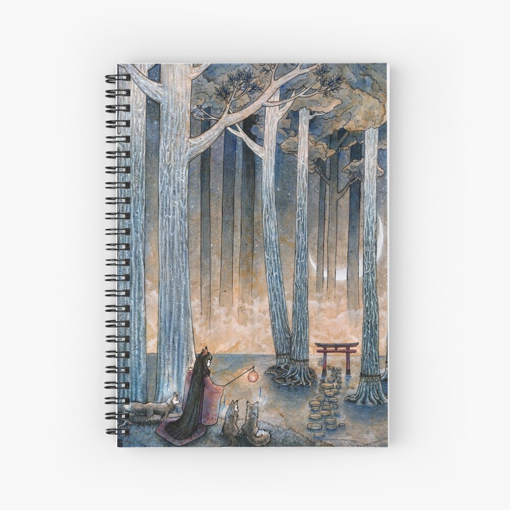 Item preview, Spiral Notebook designed and sold by TeaKitsune.