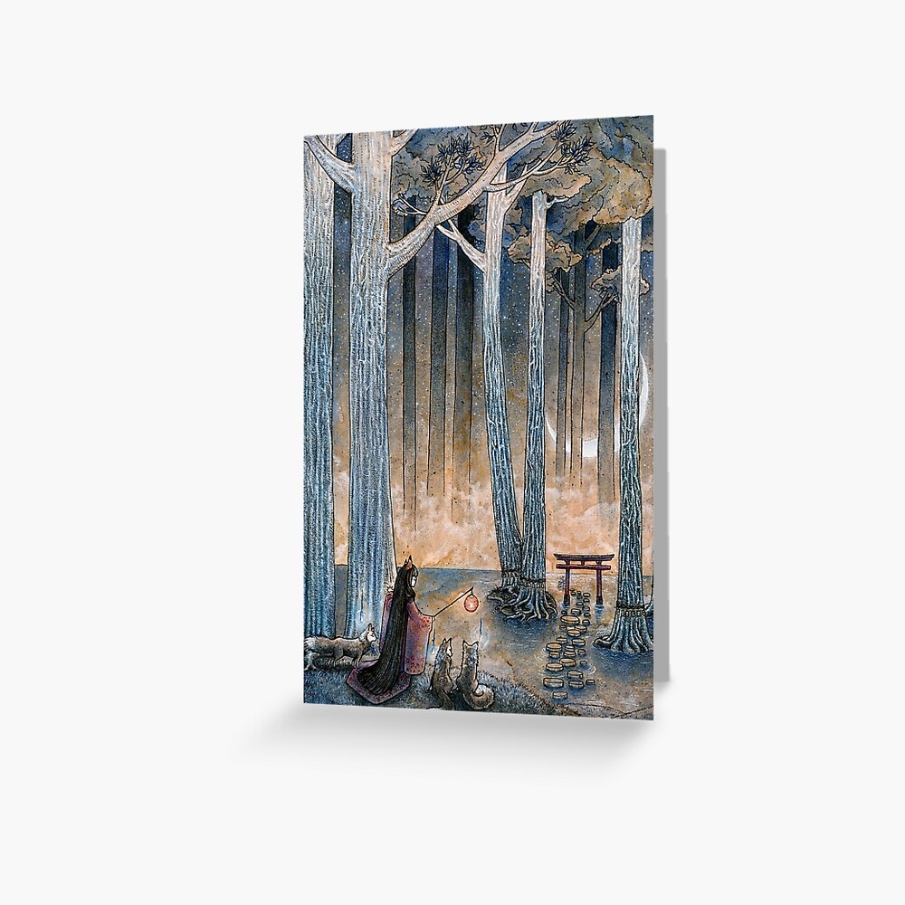Item preview, Greeting Card designed and sold by TeaKitsune.